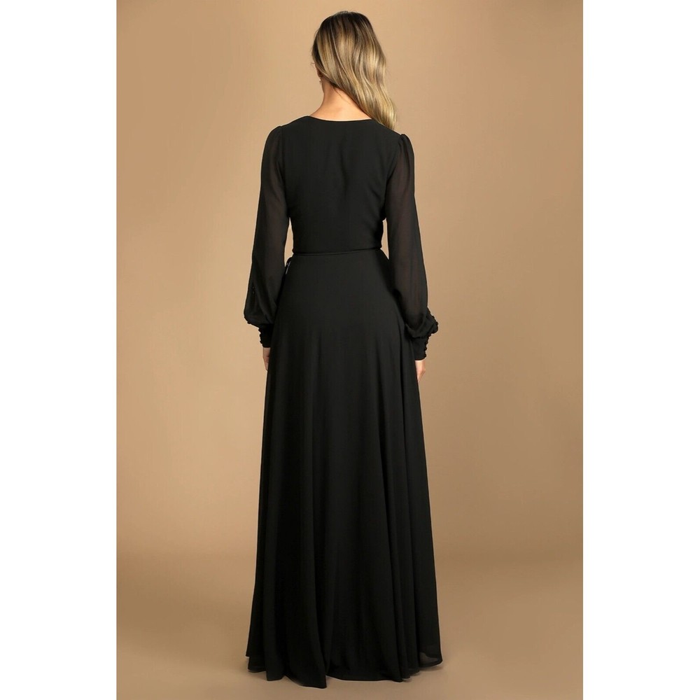 Lulus My Whole Heart Long Sleeve Wrap Dress. Size XS - Picture 3 of 9